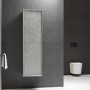 1200mm Concrete Effect Wall Hung Double Basin Vanity Unit with Cabinet and Mirror - Arragon