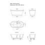 Traditional Freestanding Bath Suite with Toilet & Chrome Wash Stand with Basin - Helmsley