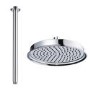 200mm Chrome Traditional Shower Head with Ceiling Arm