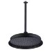 230mm Black Traditional Shower Head with Ceiling Arm
