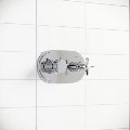 Chrome 1 Outlet Wall Mounted Thermostatic Mixer Shower Set - Camden