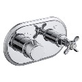 Chrome 1 Outlet Wall Mounted Thermostatic Mixer Shower Set - Camden
