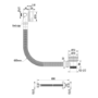 Chrome 2 Outlet Thermostatic Mixer Shower Set with Overflow Bath Filler and Integrated Hand Shower - Arissa