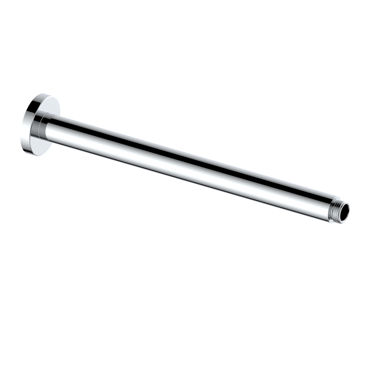 Chrome 2 Outlet  Ceiling Mounted Thermostatic Mixer Shower Set with Hand Shower - Cube