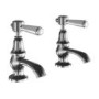 Chrome Traditional Basin Pillar Taps & Bath Filler Tap Pack - Helston
