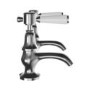 Chrome Traditional Basin Pillar Taps & Bath Filler Tap Pack - Helston