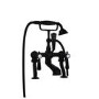 Black Bath Shower Mixer and Basin Tap Set - Helston
