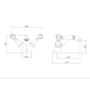 Black Bath Shower Mixer and Basin Tap Set - Helston