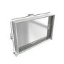 Rectangular Concrete Effect Mirror 70 x 45cm - Arragon