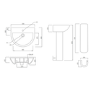 800mm Quadrant Chrome Shower Enclosure Suite with Toilet & Basin - Carina