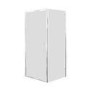 900x700mm Chrome 6mm Glass Rectangular Hinged Shower Enclosure - Carina