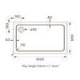 Chrome 6mm Glass Rectangular Shower Enclosure with Shower Tray 1000x800mm - Carina