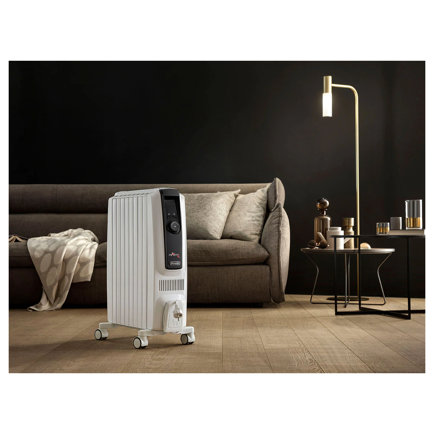 DeLonghi Dragon 4 2kW Oil Filled Radiator 8 Fin with Digital Display u0026  Increased Radiant Surface - 10 Year warranty TRDX40820E | Appliances Direct