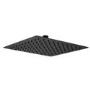 Matt Black 2 Outlet Shower With Wall Mounted 250mm Shower Head and Bath Spout - Zana