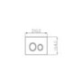 White Wall Hung Toilet with Soft Close Seat Frame Cistern and Brass Flush- Newport