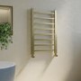ONLY OPENED - Brass Heated Towel Rail Radiator 800 x 500mm - Sonoran