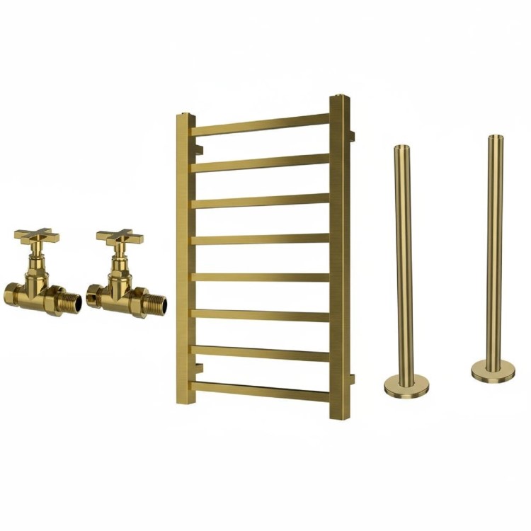 ALMOST PERFECT - Brass Towel Radiator 800 x 500mm - Sonoran