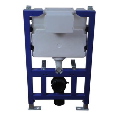 Wall Hung Rimless Toilet with Soft Close Seat, Chrome Pneumatic Flush Plate, 1168mm Frame & Cistern – Palma