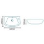 Cloakroom Suite with Wall Hung Basin Space Saving Toilet & Soft Close Seat - Micro