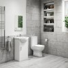 450mm Vanity Unit with Basin &amp; Close Coupled Toilet Suite - Classic