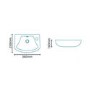 Cloakroom Suite with Close Coupled Toilet and Cloakroom Basin Wall Hung -Micro