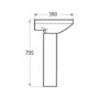 Close Coupled Toilet and Basin Bathroom Suite - Tabor