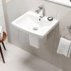 Close Coupled Toilet and Semi Pedestal Basin Suite - Tabor