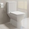 Close Coupled Toilet and Semi Pedestal Basin Suite - Tabor