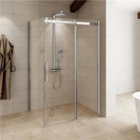 1000 x 800 Aquafloe Elite 8mm Sliding Shower Enclosure (Standard Glass)
