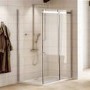 1000 x 800 Aquafloe Elite 8mm Sliding Shower Enclosure (Standard Glass)
