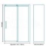 1200 x 800 Aquafloe Elite 8mm Sliding Shower Enclosure Old