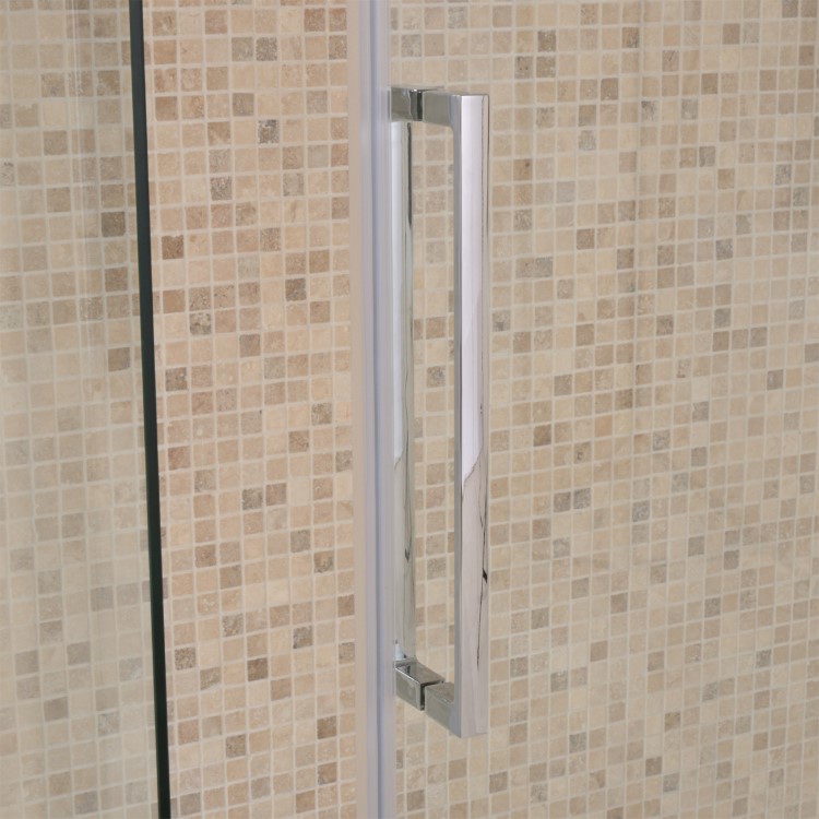 1200 x 800mm Sliding Enclosure with Shower Tray 8mm Glass - Aquafloe Elite II