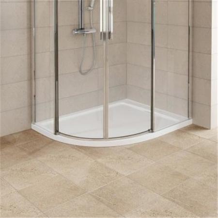 1200 x 900mm Offset Quadrant Sliding Shower Enclosure - Frameless
