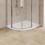 1200 x 900mm Offset Quadrant Sliding Shower Enclosure - Frameless