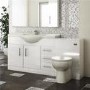 Toilet and Basin Combination Unit - 1050mm Vanity Unit with Tampa Toilet - Windsor