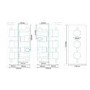 Vision Riser Slide Shower Rail Kit with S9 Triple Valve, Wall Outlet, Filler & Overflow 