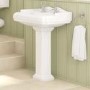 Traditional 2 Tap Hole Toilet and Basin Suite - Victoriana