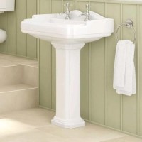 Victoriana 2 Tap Hole Full Pedestal Basin