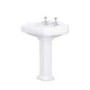 Victoriana 2 Tap Hole Full Pedestal Basin