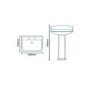 Victoriana 2 Tap Hole Full Pedestal Basin