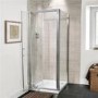 Pivot Shower Enclosure with Tray 760 x 800mm 6mm Glass - AquaFloe Range