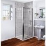Bi-Fold Shower Enclosure with Tray 1000 x 900mm - 6mm Glass - Aquafloe Range