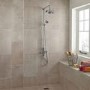 Vas Traditional Triple Exposed Shower Valve with Luxury Rigid Riser Kit