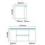 1010mm  Wall Hung Vanit Unit with Basin - Doors & Drawers - Voss