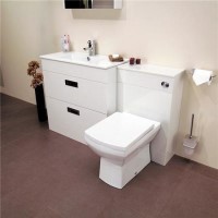 Toilet & Basin Combination Unit with Square Tabor Toilet - 2 Drawer - Aspen Range