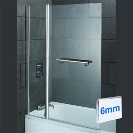 Left Hand Whirlpool Bath - Double Bath Screen - L1700 x W750mm - Tabor