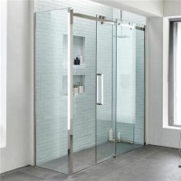 1200 x 760 Sliding Shower Enclosures - Left Hand 10mm Easy Clean Glass - Trinity Range
