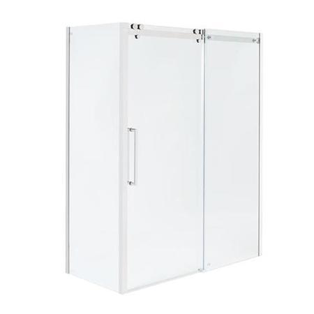 1200 x 760 Sliding Shower Enclosures - Left Hand 10mm Easy Clean Glass - Trinity Range