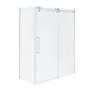 1200 x 760 Sliding Shower Enclosures - Left Hand 10mm Easy Clean Glass - Trinity Range
