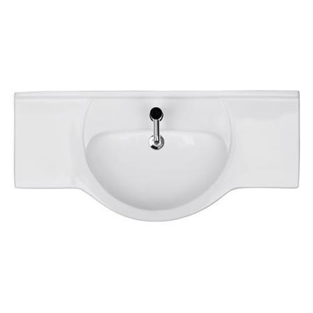 1050mm Vanity Unit with Basin Drawers & Doors White - Windsor